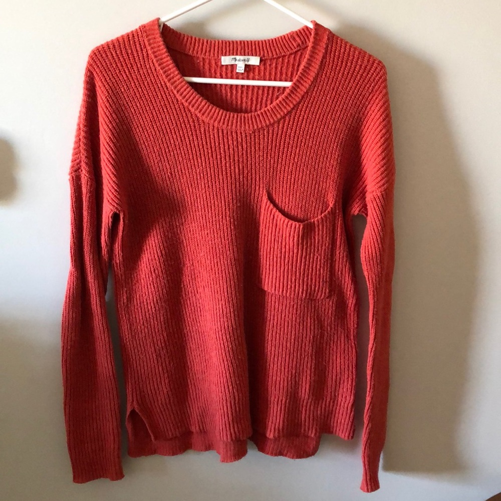 Madewell sweater with pocket